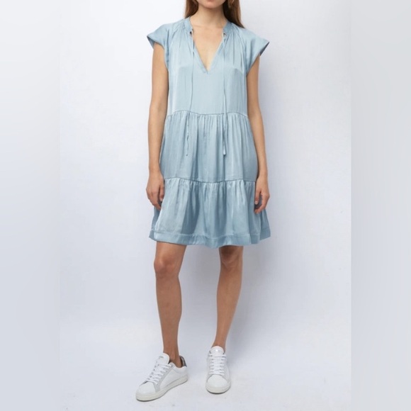 Zadig & Voltaire Rito Satin Dress Revolve S - Picture 1 of 9